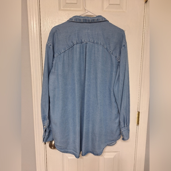 A New Day Chambray Button Down‎ XXL Like New - Picture 4 of 4